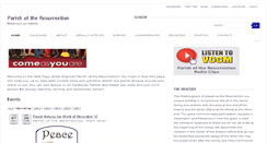 Desktop Screenshot of anglicanresurrection.com